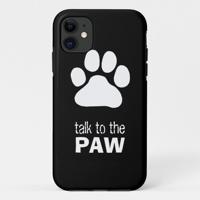 Funda De Case-Mate Para iPhone Habla con la pata (Reverso)