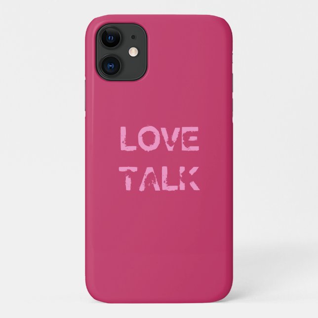 Funda De Case-Mate Para iPhone Hablar de amor (Reverso)