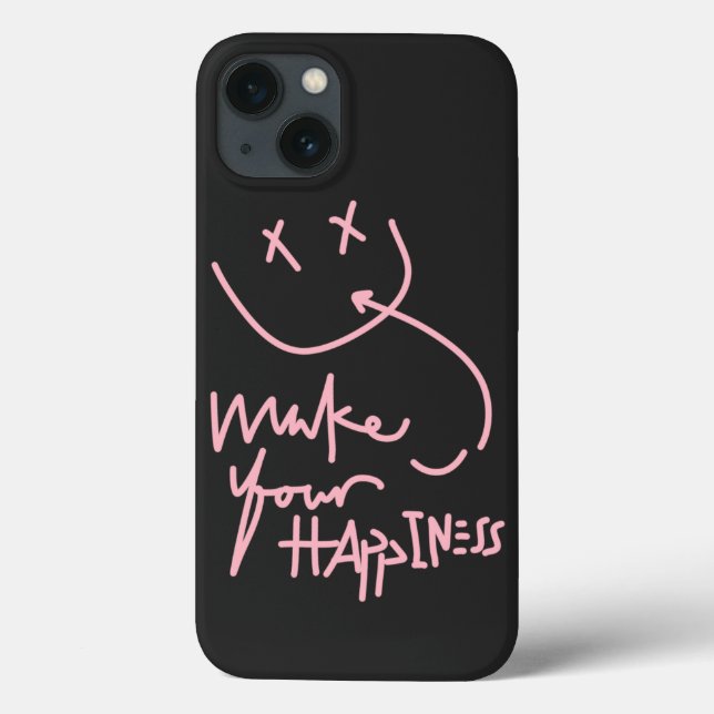 Funda De Case-Mate Para iPhone hacer de tu felicidad (Reverso)