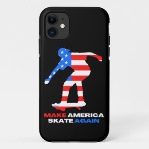 Funda Para iPhone 11 HACER QUE AMÉRICA SKATE OTRA VEZ 50-50grind Editio