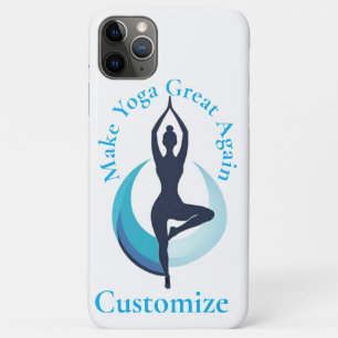 Funda Para iPhone 11 Pro Max Hacer que el yoga sea grande de nuevo Thunder_Cove