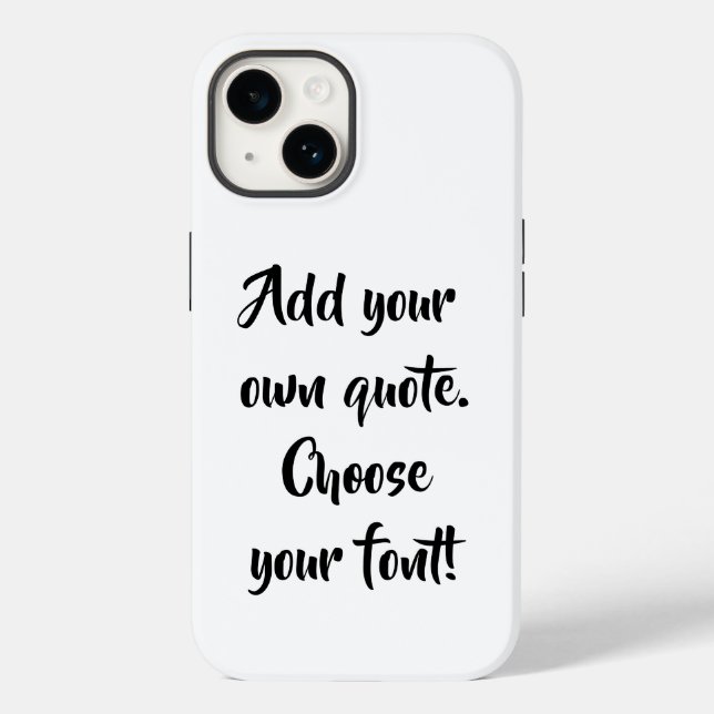 Funda De Case-Mate Para iPhone Hacer que su oferta sea personalizada (Reverso )