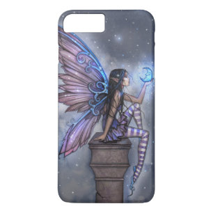 Funda Para iPhone 8 Plus/7 Plus Hada de la Luna Azul Arte de Fantasía