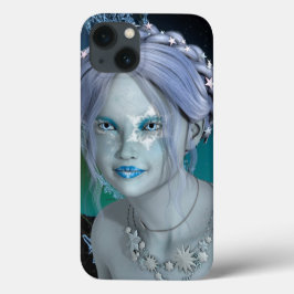 Funda Para iPhone 13 Hada de nieve de fantasía