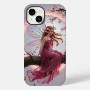 Funda Para iPhone 14 De Case-Mate Hada mágica entre flores de cerezo – Ilustración d