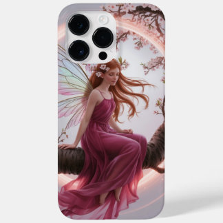 Funda Para iPhone 14 Pro Max De Case-Mate Hada mágica entre flores de cerezo – Ilustración d