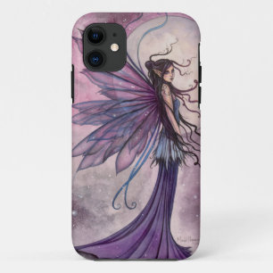 Funda Para iPhone 11 Hada Mística de Amatista bajo las Estrellas Arte d