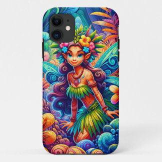 Funda Para iPhone 11 Hada polinesia