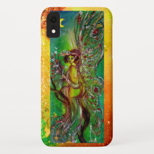 Funda Para iPhone XR HADA VERDE A LA LUZ DE LA LUNA fantasía