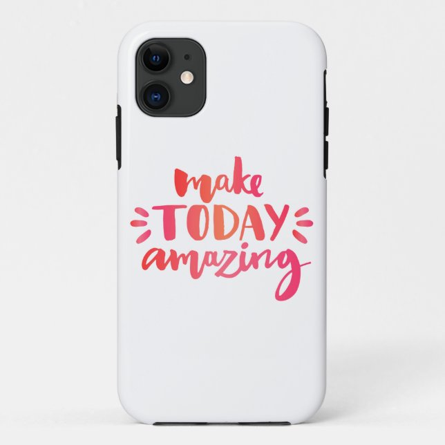 Funda De Case-Mate Para iPhone Haga hoy sorprender 2 (Reverso)