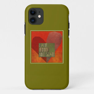 Funda Para iPhone 11 Haga la guerra de la comida no