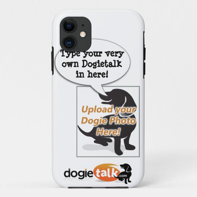 Funda De Case-Mate Para iPhone ¡Haga su muy poseen la cubierta de Dogietalk (Reverso)