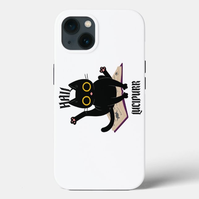 Funda De Case-Mate Para iPhone Hail Lucipurr (Reverso )