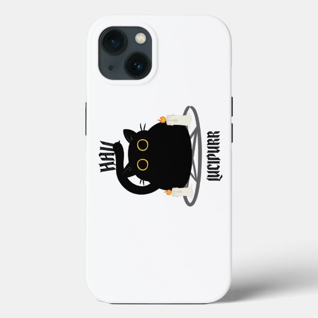 Funda De Case-Mate Para iPhone Hail Lucipurr (Reverso )