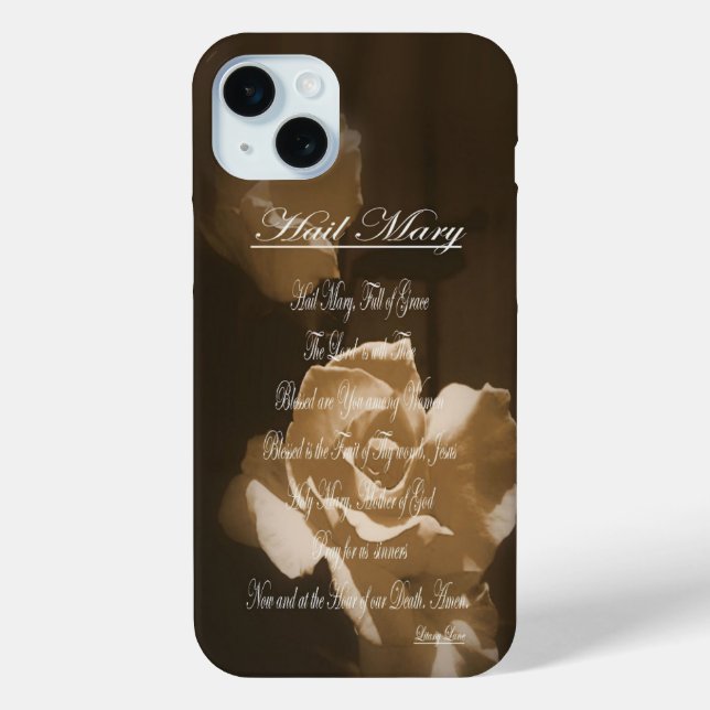 Funda De Case-Mate Para iPhone Hail Mary Prayer (Reverso )