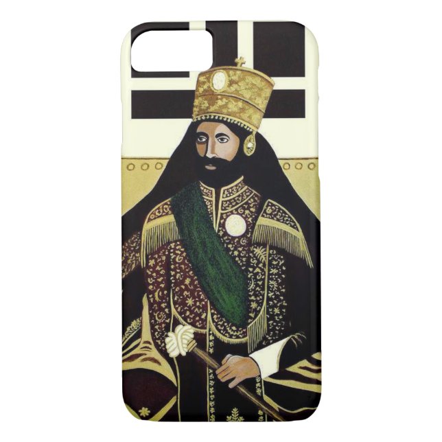 Funda De Case-Mate Para iPhone Haile Selassie Case iPhone - Rastafari - (Reverso)