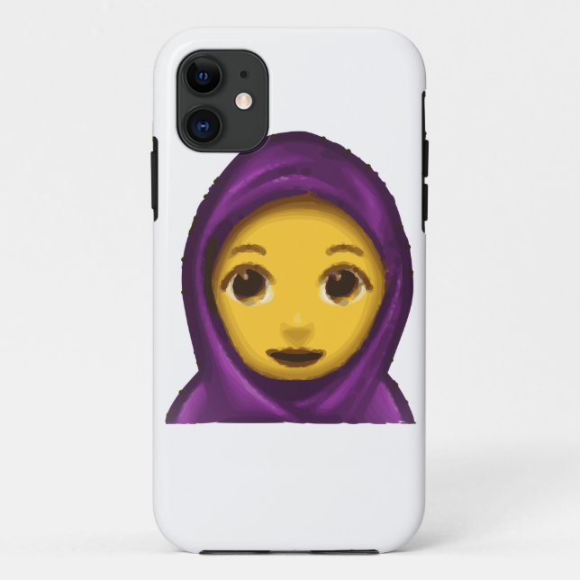 Funda De Case-Mate Para iPhone hajib de emoji (Reverso)