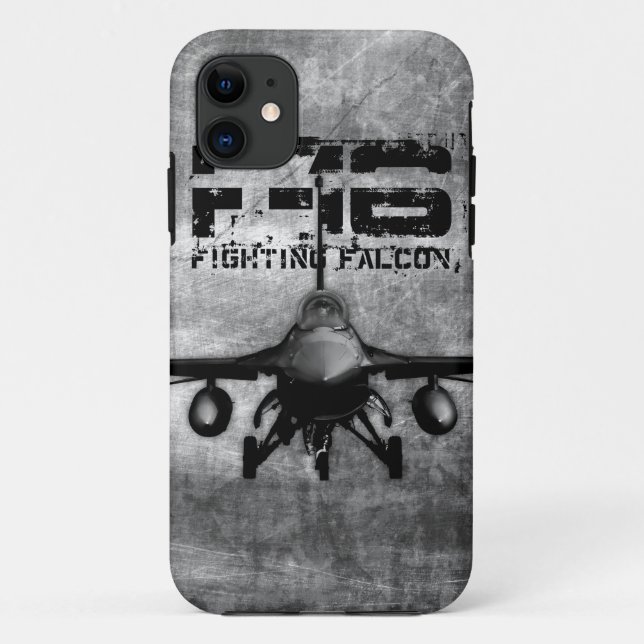 Funda De Case-Mate Para iPhone Halcón que lucha F-16 (Reverso)