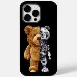 Funda Para iPhone 14 Pro Max De Case-Mate Half Bear Half Robot