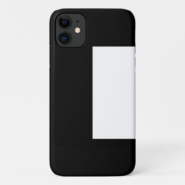 Funda De Case-Mate Para iPhone half white half black, half black half white (Reverso)