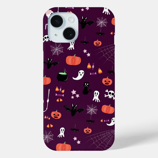 Funda De Case-Mate Para iPhone Halloween (Reverso )