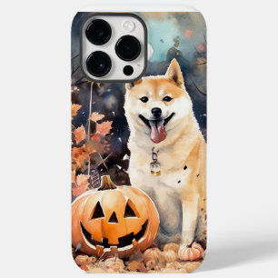 Funda Para iPhone 14 Pro Max De Case-Mate Halloween Akita con calabazas aterradoras