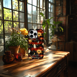 Funda Para iPhone 14 Pro De Case-Mate Halloween artístico - Fantasmas y estrellas emocio