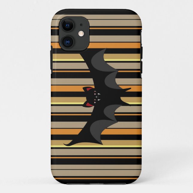 Funda De Case-Mate Para iPhone Halloween Bat (Reverso)