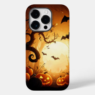 Funda Para iPhone 14 Pro De Case-Mate Halloween/Bat/Calabaza/Caída
