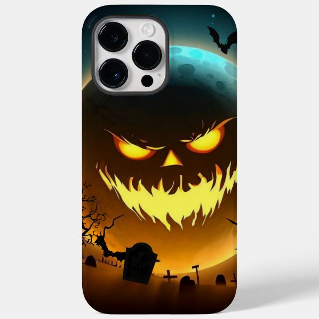 Funda De Case-Mate Para iPhone Halloween/calabaza/luna/otoño (Reverso )