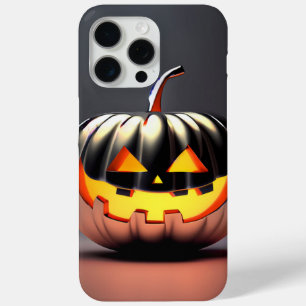 Funda Para iPhone 15 Pro Max Halloween de calabaza brillante
