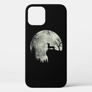 Funda Para iPhone 12 Pro Halloween De Dachshund Y Moon