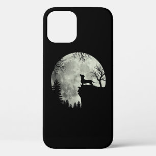 Funda Para iPhone 12 Halloween De Dachshund Y Moon