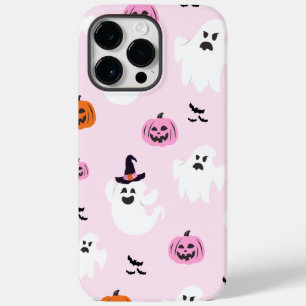 Funda Para iPhone 14 Pro Max De Case-Mate Halloween de fondo rosado