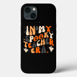 Funda Para iPhone 13 Halloween del profesor retro Spooky