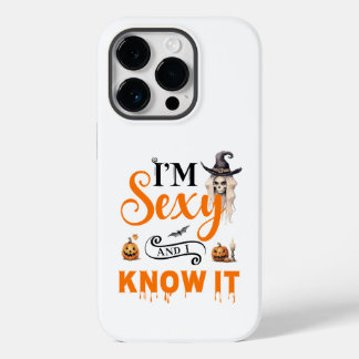 Funda Para iPhone 14 Pro De Case-Mate Halloween divertido soy sexy y lo sé