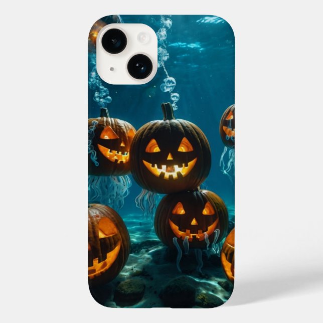 Funda De Case-Mate Para iPhone Halloween en el Mar Profundo (Reverso )