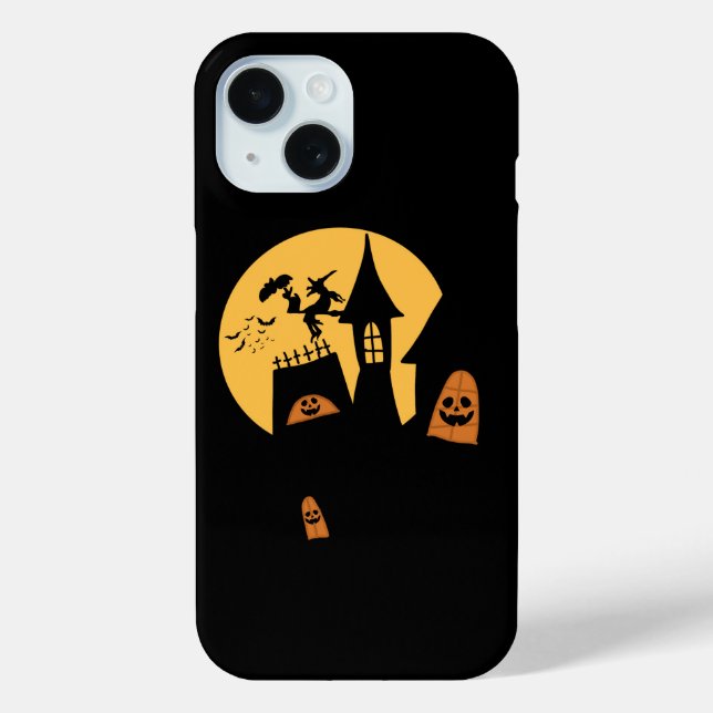 Funda De Case-Mate Para iPhone Halloween fantasmal (Reverso )