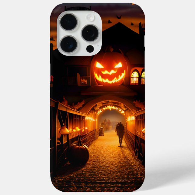 Funda De Case-Mate Para iPhone Halloween Five Landscape (Reverso )