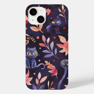 Funda Para iPhone 14 De Case-Mate Halloween Gatos negros y lunas divertidos niños br