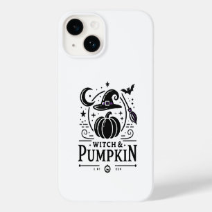 Funda Para iPhone 14 De Case-Mate Halloween Gorra de brujas y diseño de calabaza art