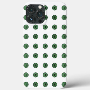 Funda Para iPhone 13 Pro Max Halloween Green Polka Dot Eyes
