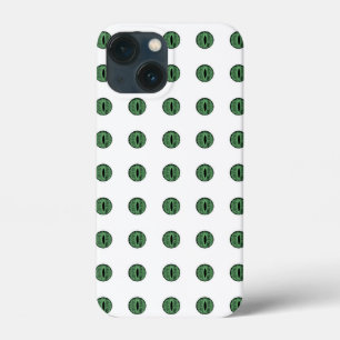 Funda Para iPhone 13 Mini Halloween Green Polka Dot Eyes