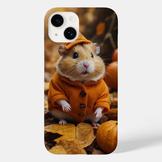 Funda De Case-Mate Para iPhone Halloween Hamster (Reverso )