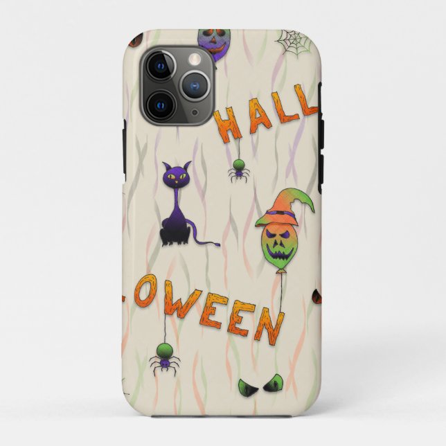 Funda De Case-Mate Para iPhone Halloween Illustrations (Reverso)