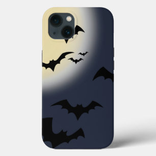 Funda Para iPhone 13 Halloween Luna Completa Con Bats
