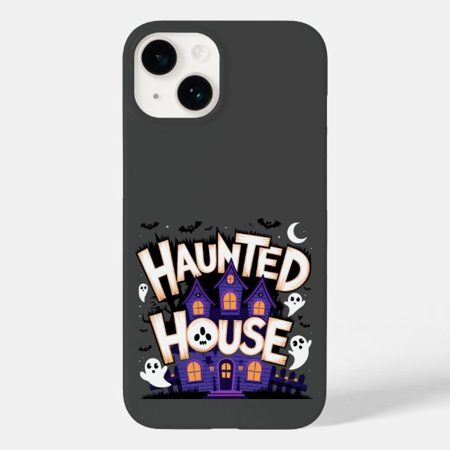 Funda De Case-Mate Para iPhone Halloween - Maison Hantée (Reverso )