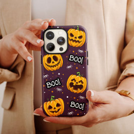 Funda Para iPhone 13 Pro Max Halloween Mate estuche para iPhone de calabazas ma