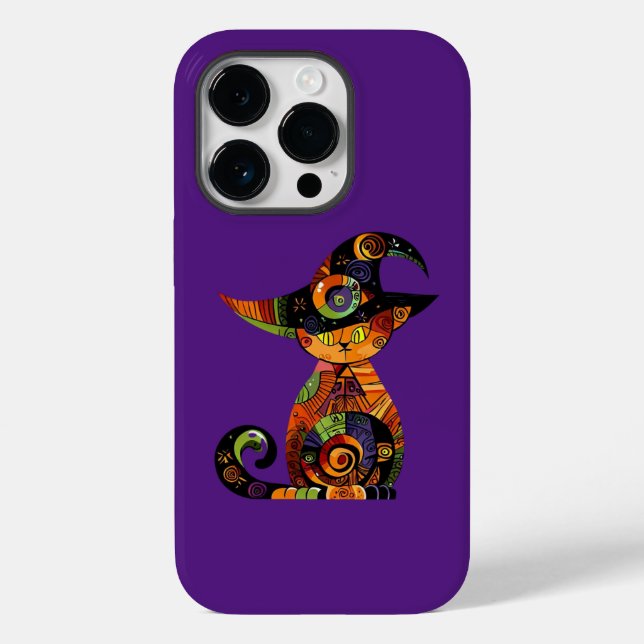 Funda De Case-Mate Para iPhone Halloween/mística/gato/otoño (Reverso )
