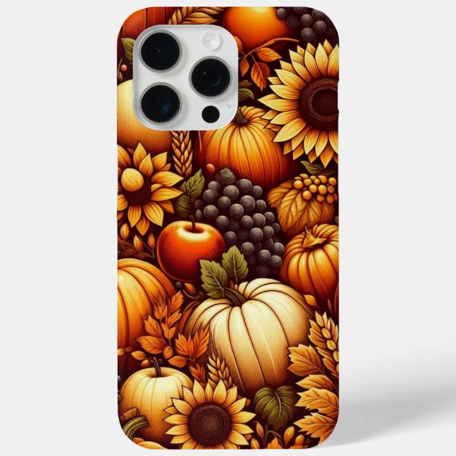 Funda De Case-Mate Para iPhone Halloween/otoño/otoño/otoño/calabaza (Reverso )